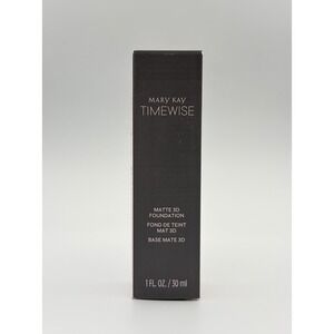 Mary Kay TimeWise Matte 3D Foundation Ivory C 100 Combo to Oily Skin 1oz NIB